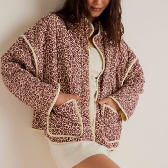 NWT Free People Chloe Jacket in Maroon
Combo - Picture 2 of 8